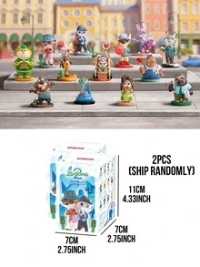POP MART Disney Zootopia 2 Next Adventure Series Blind Box Figures - 12 Regular + 1 Secret (Finnick 1/144), Featuring Judy Hopps Nick Wilde Gary De'Snake Pawbert Russ Flash Slothmore Officer Clawhauser Gazelle Fru Fru Nibbles Bling Bling Judy Paw Flower Nick, PVC/ABS Material 7-10cm Detachable Base & Accessories, Officially Licensed Disney IP Collaboration Collectible Figurines, Exquisitely Crafted Adorable Character Designs Movie-Inspired Scenes, Perfect For Zootopia Fans Blind Box Collectors Disney Merchandise Enthusiasts All Ages Birthday Gifts Home Office Desk Decor Display - Multicolor - View 14