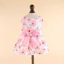 1 pieza Vestido con lazo floral para mascotas, Vestido estilo princesa para gatos y perros Ragdoll, Chinchilla, Poodle, Bichon Frise - Rosa - Ver 5