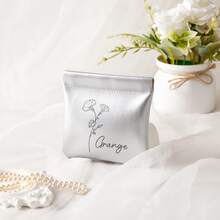 1 Chiếc Túi Đa Năng In Chữ & Hình Ảnh Theo Yêu Cầu, Túi Ví Tiền Phong Cách Boho, Túi Địu Băng Vệ Sinh, Hộp Đựng Trang Sức, Hộp Khăn Giấy & Túi Mang Theo Hàng Ngày Cho Nữ, Món Quà Lý Tưởng Cho Bạn Gái Nhân Ngày của Mẹ - Màu be - Xem 8