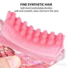 Cọ massage dẫn lưu bạch huyết màu hồng, cọ tạo khối cho khuôn mặt, cọ massage tay chăm sóc da. - Nhiều màu - Xem 3