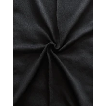 Plus Size Wide-Leg Pants By Lanzinha For Women - Autumn/Winter Fashion - Black - View 6