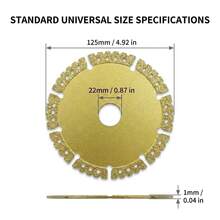 3pcs (100mm/115mm/125mm) Diamond Saw Blades | Cuts Marble, Ceramic Tile, Granite Quickly, Efficient Chip Removal, Smooth Cutting - Diamond Saw Blade - View 10