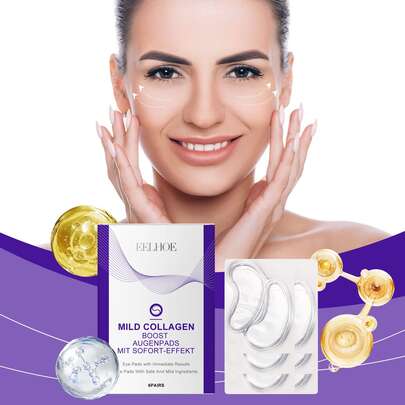 6片保湿眼膜，滋养保湿眼周肌肤，温和紧致