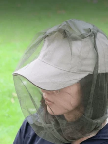 2个装特大号蚊帐带面罩 - 加厚防虫网,细密网眼,兼容帽子/头套,适合钓鱼、狩猎 - 预防西尼罗河病毒和寨卡病毒 - 黑绿相间(耐用面料) - 成人适用,设计透气性极佳 - 有效防护昆虫、蚊子、苍蝇、蚋 - 适用于大多数帽子 - 易于清洁和保养 - 露营、徒步旅行的理想之选 - 2PCS - 查看 6