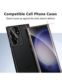 XINHONGYU 安卓手机钢化玻璃屏幕保护膜 3 片装，适用于 Galaxy S26，采用钢化玻璃材质，安装简便，6.2 英寸屏幕，保护隐私，自动对准/防尘，无气泡，100% 超声波指纹识别，适用于 Galaxy S26、S25、S24、S23、S22、S21 Plus Ultra，母亲节礼物 - 3件 - 查看 9