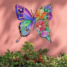 1 pièce d'art sur le thème du papillon, convient pour la décoration de jardin, la décoration de la maison, peut également être utilisée comme cadeau pour la fête des mères, Thanksgiving ou Noël - Papillon - Voir 7