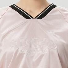 Áo thun dài tay dáng suông adidas Originals SMOCKED JERSEY TOP phong cách thường ngày, chất liệu dệt kim xếp ly, dáng rộng, thích hợp cho nữ. - Màu Hồng baby - Xem 4