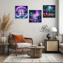 1PC 5D Diamond Painting Set, Randomly Selected From The Main Image, DIY 5D Mosaic Diamond Art, Handmade Diamond Embroidery Tool And Material Combination, Suitable For Adults/Beginners/Enthusiasts, Mural Decoration Gifts, Wall Decoration Gifts, Home Decoration, Frameless Art Canvas, Size 30x30 Cm/11.81x11.81 Inches, 40x40 Cm/15.74x15.74 Inches - No Frame - View 4
