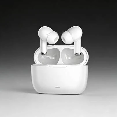 TWS Wireless Bluetooth Earbuds, Ideal Holiday Gift For IOS And Android Users, Elegant White And Classic Black Options - Bluetooth 5.3, Long Battery Life, Clear Sound Quality, Lightweight And Portable With Microphone, Stable Connection