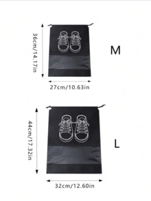 3/5PCS Travel Shoe Bags Shoe Organizer Space Saving Storage Bags - Multicolor - View 7