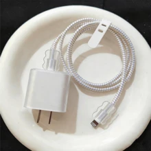 5pcs/Set Data Cable Protector Sleeve, Suitable Compatible With Apple 18/20W Charging Cable, Anti-Bending, Compatible With 13W Fast Charging For IPhone 17/16/15/12, Includes Cable Ties, Easy Storage, Great Gift Idea - 彩色 - 查看 8