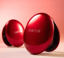 TIRTIR 韓国クッションファンデーション ミニサイズ マスクフィット レッドクッション 4.5g クッションファンデーション フルカバー ベースメイク サテン仕上げ 密着メイク - 37C アーモンド - チェックする 4