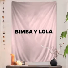 Fashion B-B-BimbaeS L-LolaeS Anime Tapestry Hanging Tarot Hippie Wall Rugs Dorm Home Decor (2) - Màu sắc hình ảnh chính - Xem 1