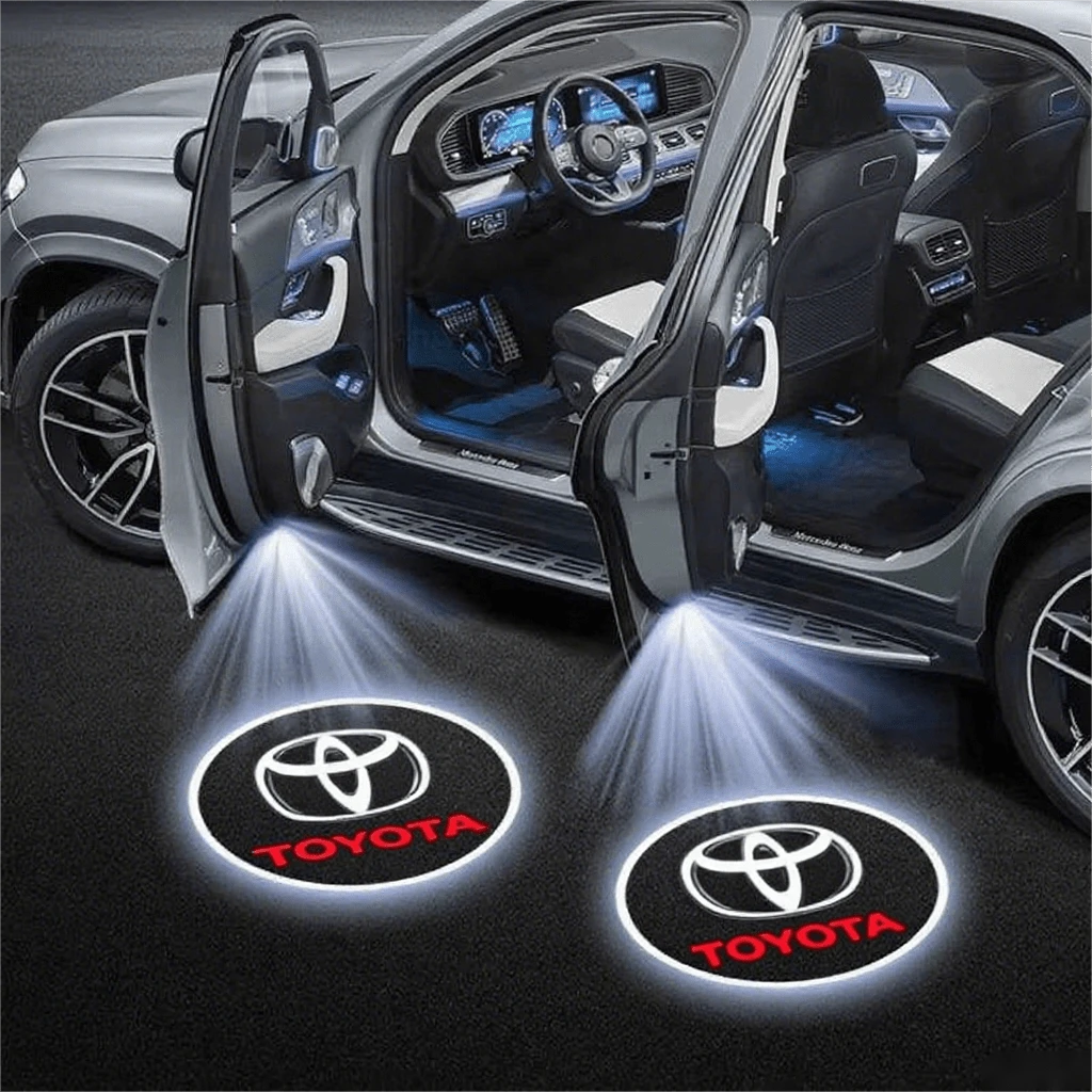 2Pcs LED Car Door Welcome Light,HD Projector Lamp For Most Vehicles,Car Accessories