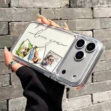 Ốp lưng điện thoại thiết kế hình ảnh cá nhân hóa theo yêu cầu cho iPhone 17 16 15 14 13 12 11 Pro Max và Plus Series, in UV, chất liệu TPU, chống rơi vỡ và chống trầy xước. Ốp lưng hoàn hảo cho iPhone 17 Pro Max, món quà lý tưởng cho gia đình, cặp đôi, thú cưng, bạn bè, với hình ảnh chân dung cá nhân. - Trong sáng - Xem 7