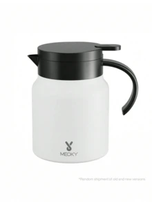 27/32oz Termo de acero inoxidable con aislamiento al vacío, dispensador de bebidas pequeño, apto para café, leche, chocolate caliente y otras bebidas - Blanco-1000ml - Ver 3