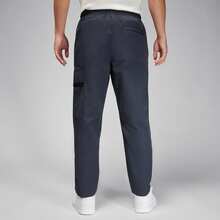 Nike Jordan Essentials 鬆緊腰帶抽繩梭織休閒褲 男款 黑色 - 黑色 - 查看 4