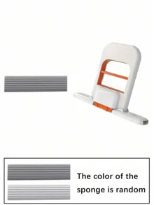 Chổi lau nhà mini gấp gọn được nâng cấp, tự vắt khô và ướt, dụng cụ vệ sinh nhỏ gọn tiết kiệm không gian, phù hợp cho nhà bếp, phòng tắm, mặt bàn, cửa kính ô tô và những không gian nhỏ. - Một kích thước phù hợp với tất cả - Xem 12