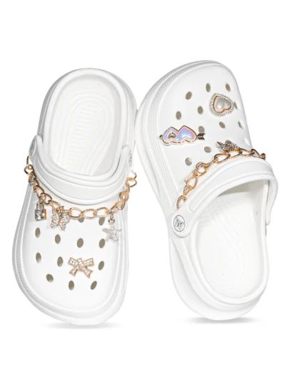 HOEASE Girl's Cute Clogs, EVA Non-Slip Soft Sole Comfortable Beach And Garden Shoes For Boys And Girls, All-Season Footwear For Outdoor Play And Home Wear