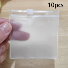 Set Of 5/10/20 Transparent, Reusable Jewelry Storage Bags With Self-Sealing Zippers-Sturdy And Durable, Making Them The Perfect Choice For Storing Jewelry - Multicolor - View 9