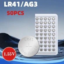 10-400 piezas Pilas alcalinas de botón LR41 AG3 de alta capacidad en empaque industrial AG3 L736 392 384 192 Premium de 1.5V para dispositivos médicos - Ver 14