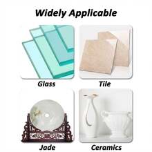 2 piezas de discos de sierra de diamante de 100 mm/115 mm/125 mm, adecuados para discos de corte de vidrio de amoladora angular, pueden cortar suavemente vidrio, jade, cristal y cerámica con un efecto de corte afilado y preciso, sin agrietamiento. - Disco de corte de vidrio de diamante - Ver 6