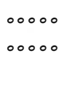 10 piezas/paquete Ojales de ventilación de plástico, botones redondos huecos negros y blancos, adecuados para cajas de zapatos, bolsos, decoración, estilo - Hebilla redonda hueca en blanco y negro - Ver 16