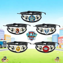 Paw Patrol 1件汪汪隊主題卡通手鍊，時尚動漫風格配件，印有系列標誌性Logo，適合作為派對贈品或送給伴侶、朋友的禮物，絕佳選擇（隨機款式） - 彩色 - 查看 2