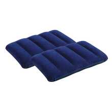 ARISE - Almohada Hinchable Flocada para Camping y Playa 43x28x9 cm – Ligera, Portátil y Compacta para Viaje y Exterior - MARINO - Ver 6