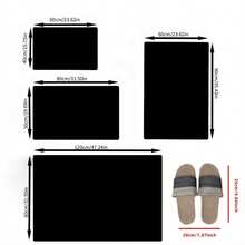 1pc Entrance Floor Mat, Foot And Paw Footprint Pattern Mat, Polyester Wear-Resistant And Durable Floor Mat, Indoor Outdoor Entrance Floor Doormat Quick Dry Kitchen Mat Laundry Room Restroom Foot Mat Natural Durable - C - View 4