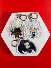 东京复仇者双面分层动漫亚克力钥匙扣 - 可爱卡通钥匙圈，可用于包包、行李箱、手机挂件和汽车装饰。 - 彩色 - 查看 4