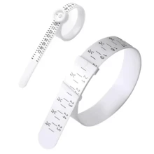 1/2/7pc Bracelet & Ring Size Measurement Tool, Bracelet Inner Diameter Measuring Ruler & Card, 4-In-1 Alloy Measuring Rod + US Size Measuring Ring, Measuring Tape For DIY Bracelets & Jewelry Making, Essential For Jewelry Enthusiasts - Multicolor - View 10