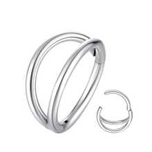 Khuyên mũi, khuyên tròn, khuyên vách ngăn mũi, trang sức xỏ khuyên tai vành tai, khuyên tai sụn cho nữ và nam, trang sức xỏ khuyên xoắn ốc, khuyên tai sụn vành tai, khuyên tai sụn vành tai, thép không gỉ, vàng, bạc, cỡ 16G, 18G, 20G - Nhiều màu - Xem 13