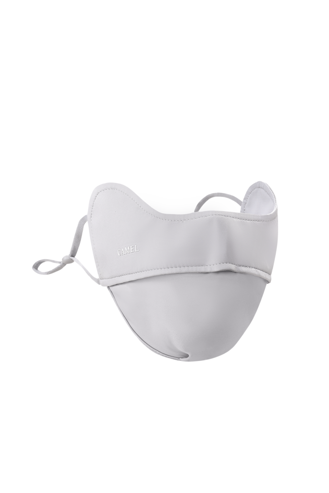 CAMEL CROWN 3D Padded Windproof Face Mask, Warm & Dust-Proof For Hiking In Autumn/Winter - Light Grey - View 1