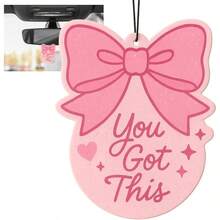 Ambientador de coche con cinta rosa, corazones y estrellas para mujeres, adorable clip de ventilación con diseño romántico, accesorio decorativo para el interior del coche para el salpicadero y las rejillas de ventilación, fragancia duradera para un coche dulce y fresco, regalo perfecto para ella, regalo del Día de San Valentín - multicolor - Ver 10