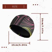 PU Swimming Cap, High Elasticity Soft Waterproof Non-Binding, Unisex Adult Swimming Gear - A - View 3