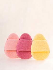 1/3 miếng bông tẩy trang mềm mại, tái sử dụng, dùng để làm sạch da mặt, phù hợp với mọi loại da. - nhiều màu - Xem 3