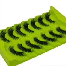 Mi giả mắt mèo xòe rộng, dày dặn – (7 cặp) Kiểu dáng phương Tây với các lớp 3D dày đặc, thiết kế liền mạch, chi tiết viền nâng mí mắt cáo được làm thủ công, tạo độ dày tự nhiên và hiệu ứng mở rộng mắt, mi giả đầy đặn thích hợp cho sử dụng hàng ngày, trang điểm K-Pop hoặc các sự kiện ban đêm. - Xem 2