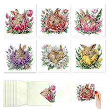 Bộ tranh đính đá 6 mảnh, gồm các họa tiết bướm, thỏ, chim, công, ong, túi xách, được làm từ chất liệu giấy, đính kèm các viên đá pha lê tròn, thích hợp để viết lời chúc, quà tặng cho nhiều dịp lễ hội và tiệc tùng. - Nhiều màu - Xem 18