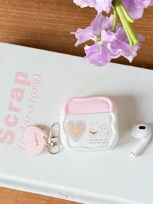 Heart-Shaped Dog Design Silicone Protective Case Compatible With Apple Pro 3, 4, 1/2, Pro 2, Couples Accessories - Multicolor - View 9
