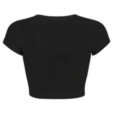 Crop Top Y2K Style Fashion Womens Crop Top Urban Street Style 2000s Tee - 黑色 - 查看 5