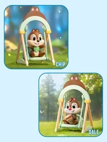 Hộp bí mật POP MART Disney Swing Series - 9 nhân vật thường + 1 nhân vật bí mật, bao gồm các nhân vật Disney kinh điển Mickey, Minnie, Donald Duck, Daisy, Goofy, Pluto, Chip, Dale và nhân vật bí mật Scrooge McDuck, được thiết kế như một chiếc ghế đu Q-Version dễ thương. - Nhiều màu - Xem 8