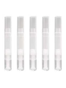 5ml 粉色可補充式旋轉筆塗抹器－空指甲油筆附刷頭；唇彩管與睫毛生長精華塗抹器；防漏精準汽車補漆筆；便攜可補充設計，適合女性與美容愛好者 - 彩色 - 查看 16