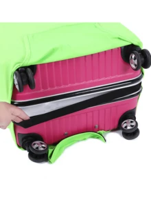 S/M/L/XL 弹性行李箱套，行李箱保护套，拉杆箱收纳套，旅行行李保护套 - 彩色 - 查看 5