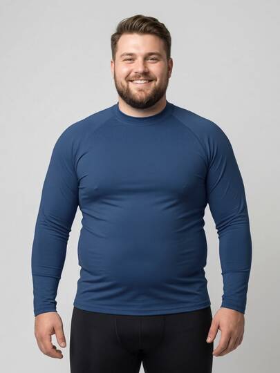 Blusa com Proteção UV Plus Size Masculina Manga Longa G1,G2,G3 Lavin Basic