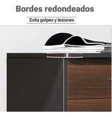 4-Drawer Filing Cabinet Organizer With 4 Wheels - Black - View 5
