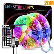 Intelligent LED Light Strip, SMD 5050 Light Beads, Supports Various DIY Lighting Modes, USB Flexible RGB Light Bar, TV And Computer Backlighting, Suitable For Decorating Rooms, Living Rooms, Ceilings, As Gifts For Festivals And Weddings. - 多色光 - 查看 15