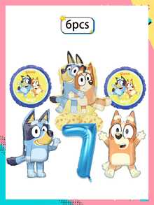 Bộ bóng bay trang trí tiệc Bluey Series, trang trí tiệc cưới, kỷ niệm, sinh nhật, lễ hội, số 1-9 + Chúc mừng sinh nhật, đám cưới, cảnh sinh nhật, bộ bóng bay trang trí đám cưới, bộ bóng bay hình chó xanh, bộ bóng bay đồ chơi, bộ bóng bay trang trí - 2 cái (màu ngẫu nhiên) - Xem 20