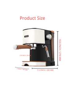 20 Bar Pump Espresso Machine, Steam Milk Frother, Suitable For Latte, Macchiato, Cappuccino And Espresso Drinks - Multicolor - View 7