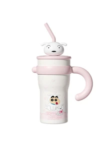 CRAYON SHINCHAN 2026新款真空保温水瓶，高品质316不锈钢杯，情侣礼物 - 彩色 - 查看 8
